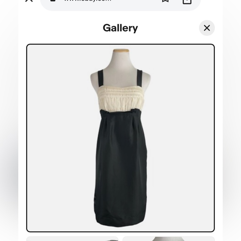Diane Von Furstenberg Dress Size 8 Celardo RV $380 NWOT Silk Pleat Tucks Tuxedo